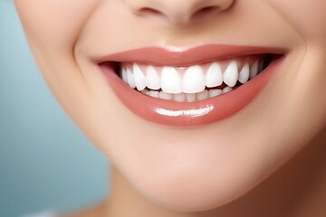 Obraz premium Radiant Smile with Perfect White Teeth