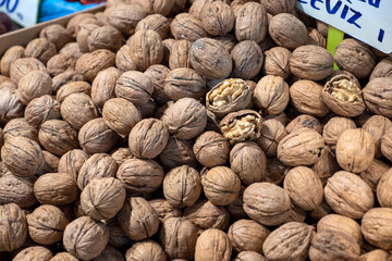 large amounts of shelled fresh crop walnuts,