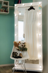 perfect wedding dress on the wedding day
