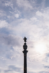 Fototapeta na wymiar Columbus Monument, Barcelona, Catalonia, Spain