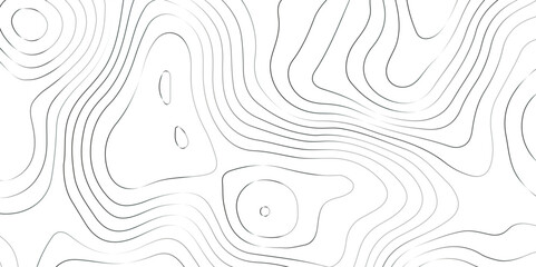 Obraz premium Abstract background of the topographic contours map with geographic line map design .Modern design with white background wavy pattern design. Background for desktop, topology, digital art .