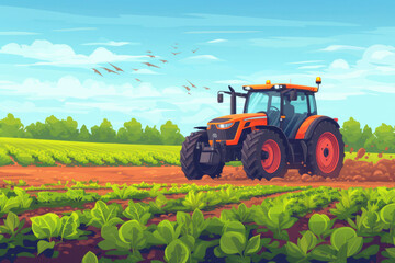 Agriculture: Autonomous Tractors and Harvesters: Agricultural machinery equipped with autonomous features can perform tasks such as planting
