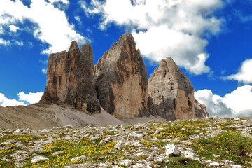 The beautiful Tre Cime di Lavaredo
