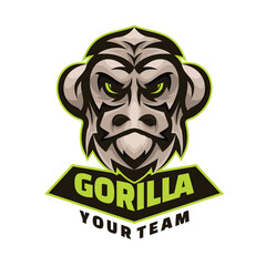 animals head esport logo mascot