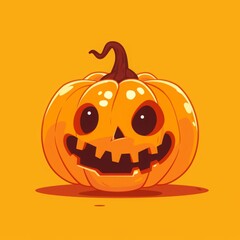 one halloween pumpkin illustration.