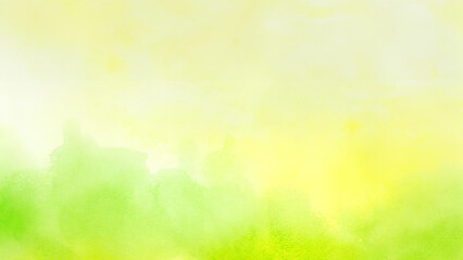 Fototapeta na wymiar Abstract yellow and yellow green watercolor splash background