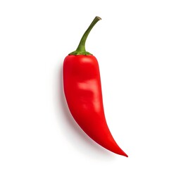 red chilli isolated vegetables for food