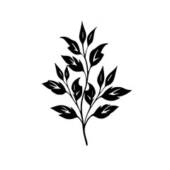  leaf vector, herb silhouette, silhouette plant, silhouette flower, silhouette floral, plantpot, leaf, tree, plant, nature, vector, bamboo, pattern, branch, silhouette, floral, flower, design, 