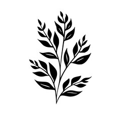  leaf vector, herb silhouette, silhouette plant, silhouette flower, silhouette floral, plantpot, leaf, tree, plant, nature, vector, bamboo, pattern, branch, silhouette, floral, flower, design, 