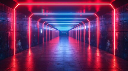 Neon Tunnel: A Glowing Pathway to the Future Generative AI