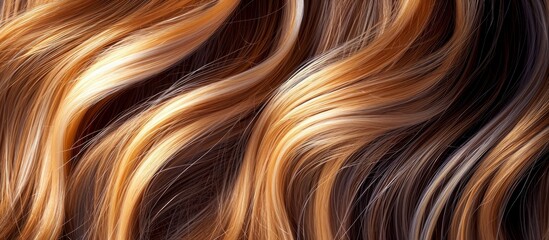 Human hair balayage color topper for V-shaped hair extensions.