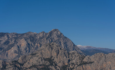 beautiful mountains and sky background