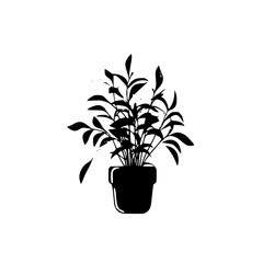  leaf vector, herb silhouette, silhouette plant, silhouette flower, silhouette floral, plantpot, leaf, tree, plant, nature, vector, bamboo, pattern, branch, silhouette, floral, flower, design, illustr