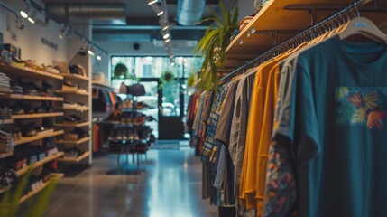 Fototapeta premium Clothing store