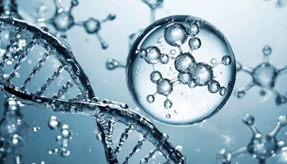 water drop with a beautiful background