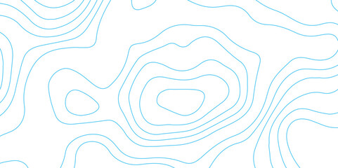 Abstract background with topographic contours map .white wave paper and geographic blue line abstract background .vector illustration of topographic line contour map design .