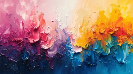 Obraz na płótnie Canvas Colorful Creations: A Monthly Art Event Generative AI