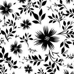 floral seamless pattern, pattern, flower pattern, geometric pattern, diagonal pattern, floral, flower, seamless, design, ornament, vector, decoration, art, wallpaper, leaf, illustration, black, style,