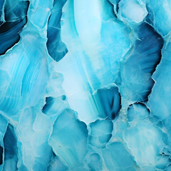 Blue geode, larimar, stone, background, AI generated	