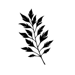 Leaf vector, herb silhouette, silhouette plant, silhouette flower, silhouette floral, silhouette plant, plantpot, leaf, tree, plant, nature, vector, bamboo, pattern, branch, silhouette, floral, flower