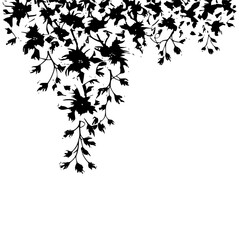 Naklejka premium floral seamless pattern, pattern, flower pattern, geometric pattern, diagonal pattern, floral, flower, seamless, design, ornament, vector, decoration, art, wallpaper, leaf, illustration, black, style,