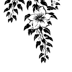 tree branch, branch, flower, floral, pattern, leaf vector, herb silhouette, silhouette plant, silhouette flower, silhouette floral, plantpot, leaf, tree, plant, nature, vector, bamboo, leaf, vector, 