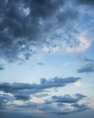 Beautiful blue sky with clouds background.Sky clouds.Sky with clouds weather nature cloud blue