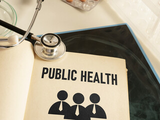 Public health is shown using the text