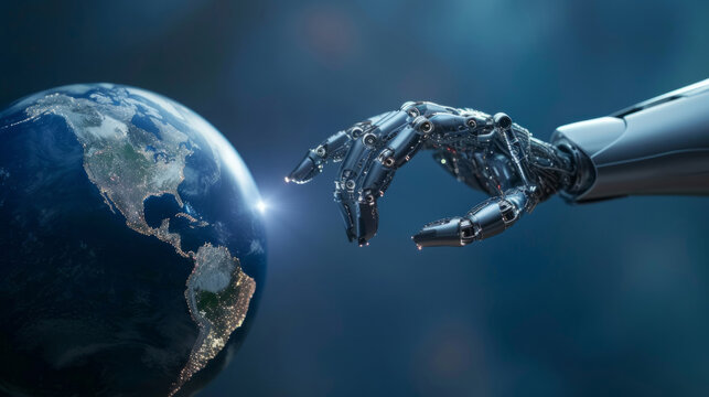 AI robotics, global revolution and technological advancement. Transforming industries worldwide with AI-driven robotics, shaping the future of automation and digital progress. Explore the global fron