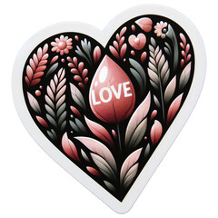 stickers de amor por San Valentin