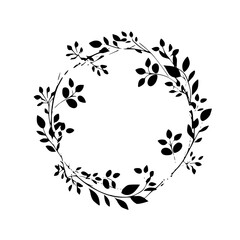 frame, flower, floral, design, vector, pattern, illustration, decoration, art, ornament, border, leaf, vintage, nature, plant, element, decor, black, ornate, swirl, branch, silhouette, decorative, sty