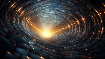 시공을 초월하는 빛의 터널