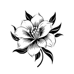 Silhouette rose, rose vector, flower svg, vector flower, herb, branch, line art, outline, eps, png, svg, flower, floral, vector, nature, leaf, rose, illustration, plant, design, vintage, pattern, 