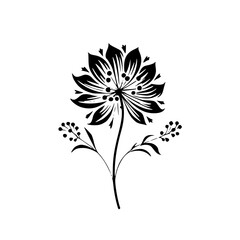 Silhouette rose, rose vector, flower svg, vector flower, herb, branch, line art, outline, eps, png, svg, flower, floral, vector, nature, leaf, rose, illustration, plant, design, vintage, pattern, flow