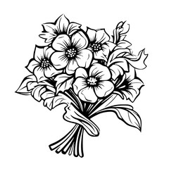 Silhouette rose, rose vector, flower svg, vector flower, herb, branch, line art, outline, eps, png, svg, flower, floral, vector, nature, leaf, rose, illustration, plant, design, vintage, pattern, flow