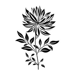 Silhouette rose, rose vector, flower svg, vector flower, herb, branch, line art, outline, eps, png, svg, flower, floral, vector, nature, leaf, rose, illustration, plant, design, vintage, pattern, flow