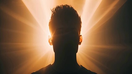 Starburst behind Man - Amazing Revelation Generative AI