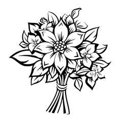 Silhouette rose, rose vector, flower svg, vector flower, herb, branch, line art, outline, eps, png, svg, flower, floral, vector, nature, leaf, rose, illustration, plant, design, vintage, pattern, 