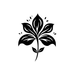 Silhouette rose, rose vector, flower svg, vector flower, herb, branch, line art, outline, eps, png, svg, flower, floral, vector, leaf, plant, nature, tree, leaves, illustration, spring, flora, design,