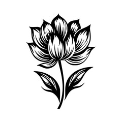 Silhouette rose, rose vector, flower svg, vector flower, herb, branch, line art, outline, eps, png, svg, flower, floral, vector, leaf, plant, nature, tree, leaves, illustration, spring, flora, design,