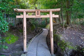 照國神社の風景