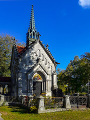 A small chapel at the old cemetery