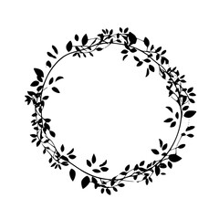 frame, flower, floral, design, vector, pattern, illustration, decoration, art, ornament, border, leaf, vintage, nature, plant, element, decor, black, ornate, swirl, branch, silhouette, decorative, sty