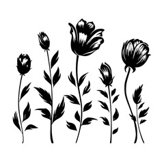  leaf vector, herb silhouette, silhouette plant, silhouette flower, silhouette floral, plantpot, leaf, tree, plant, nature, vector, bamboo, pattern, branch, silhouette, floral, flower, design, illustr