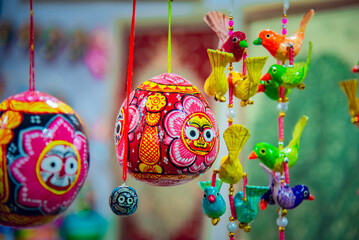 Kalia Jagannatha Jagannath Raghurajpur Puri Craft Bird Paper Hanger