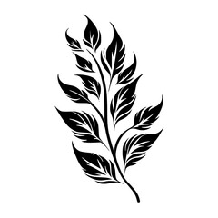  leaf vector, herb silhouette, silhouette plant, silhouette flower, silhouette floral, plantpot, leaf, tree, plant, nature, vector, bamboo, pattern, branch, silhouette, floral, flower, design,