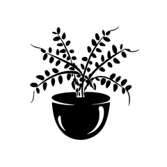  leaf vector, herb silhouette, silhouette plant, silhouette flower, silhouette floral, plantpot, leaf, tree, plant, nature, vector, bamboo, pattern, branch, silhouette, floral, flower, design, illustr