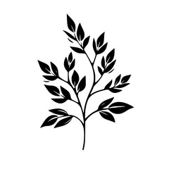  leaf vector, herb silhouette, silhouette plant, silhouette flower, silhouette floral, plantpot, leaf, tree, plant, nature, vector, bamboo, pattern, branch, silhouette, floral, flower, design, illustr