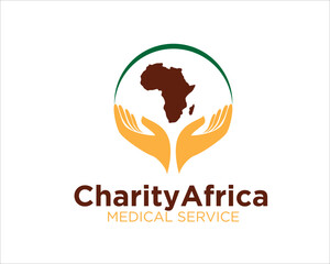 charity africa logo designs for medical service and health organization