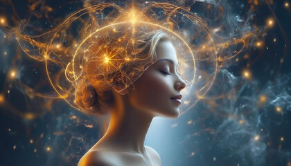 Telepathic communication, communications through the mind. mind power control by thought.